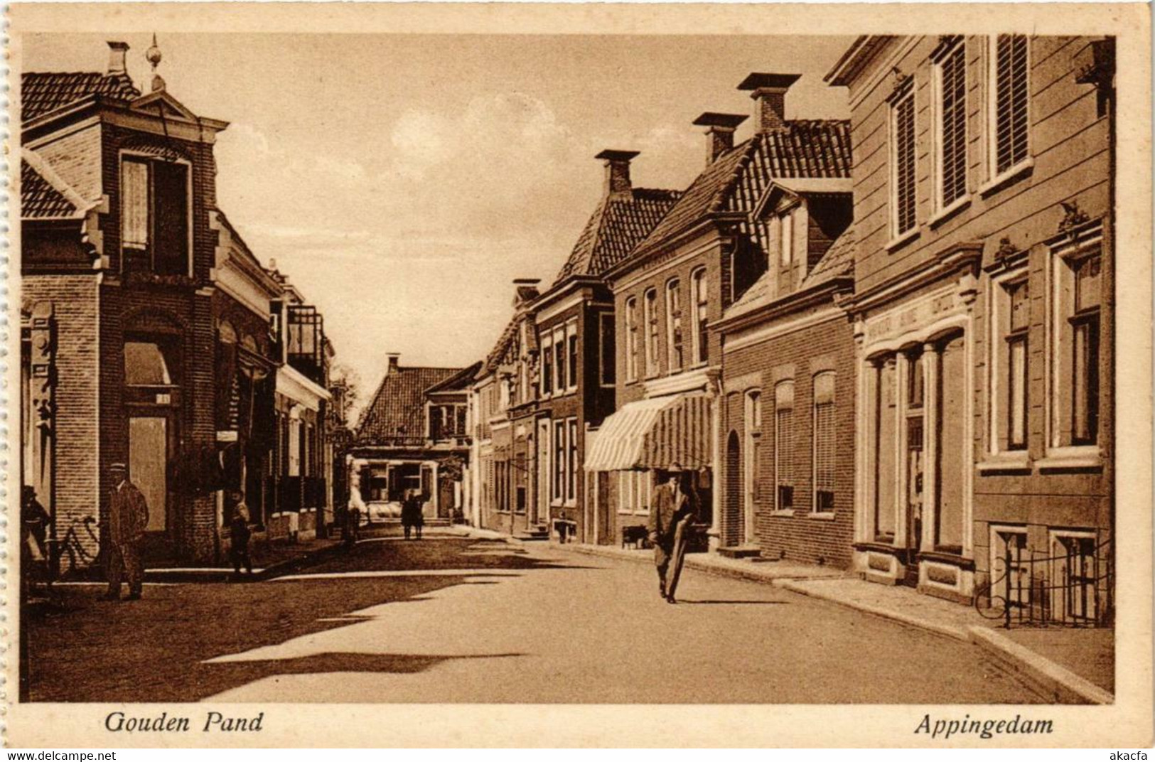 CPA AK APPINGEDAM Gouden Pand NETHERLANDS (706088) - Appingedam