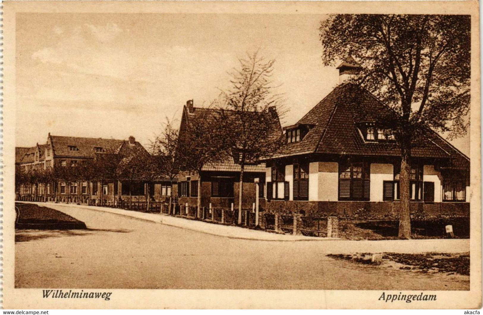 CPA AK APPINGEDAM Wilhelminaweg NETHERLANDS (706092) - Appingedam