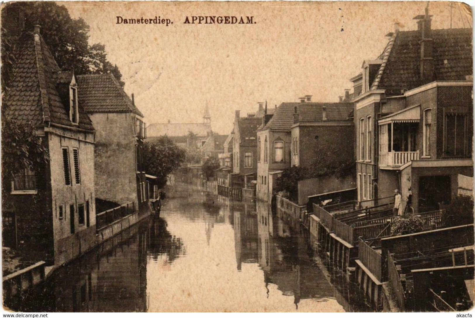 CPA AK APPINGEDAM Damsterdiep NETHERLANDS (706112) - Appingedam