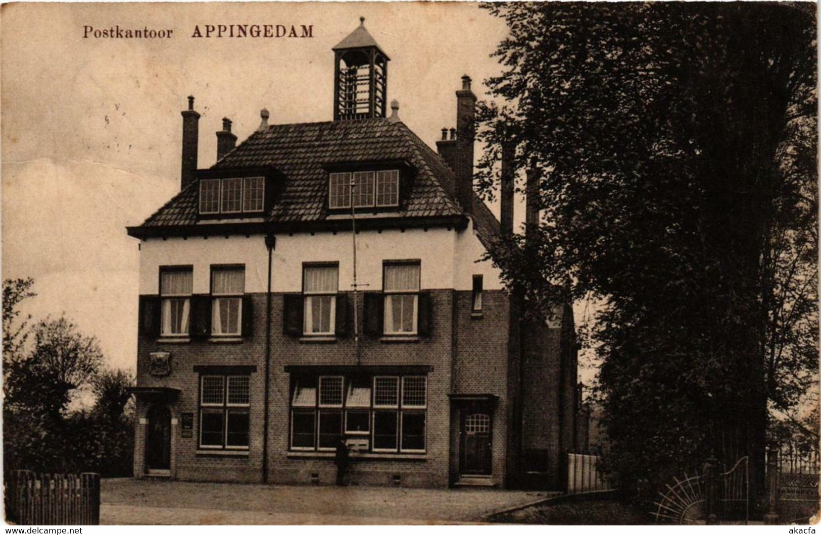 CPA AK APPINGEDAM Postkantoor NETHERLANDS (706143) - Appingedam