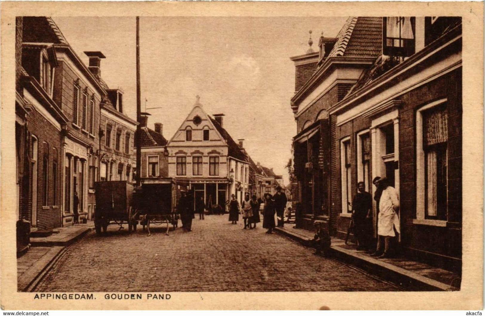 CPA AK APPINGEDAM Gouden Pand NETHERLANDS (706162) - Appingedam