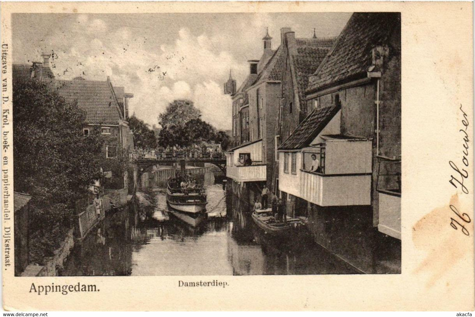 CPA AK APPINGEDAM Damsterdiep NETHERLANDS (706174) - Appingedam