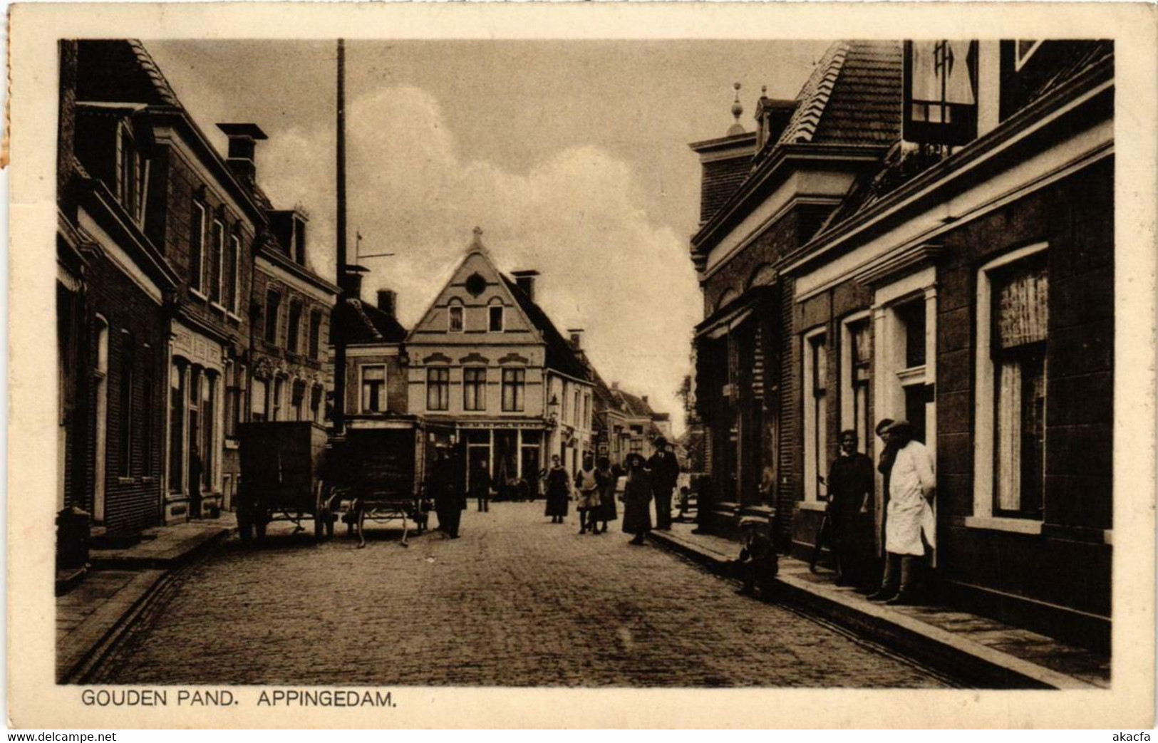 CPA AK APPINGEDAM Gouden Pand NETHERLANDS (706178) - Appingedam