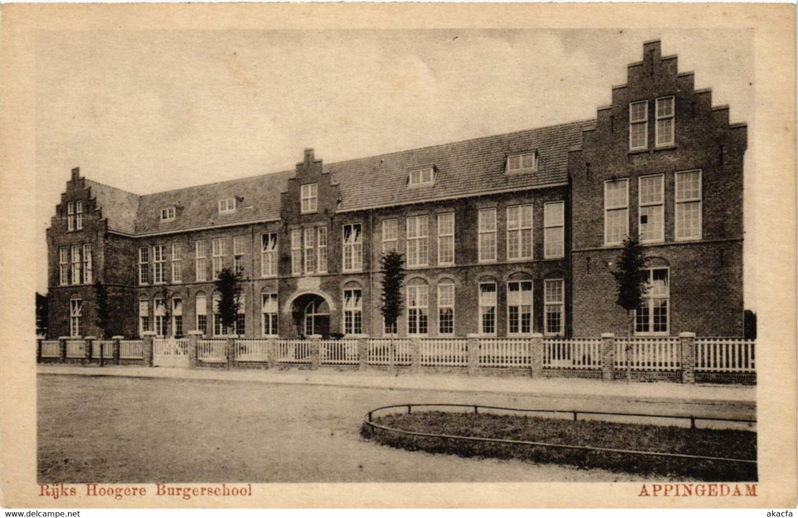 CPA AK APPINGEDAM Rijks Hoogere Burgerschool NETHERLANDS (706180) - Appingedam