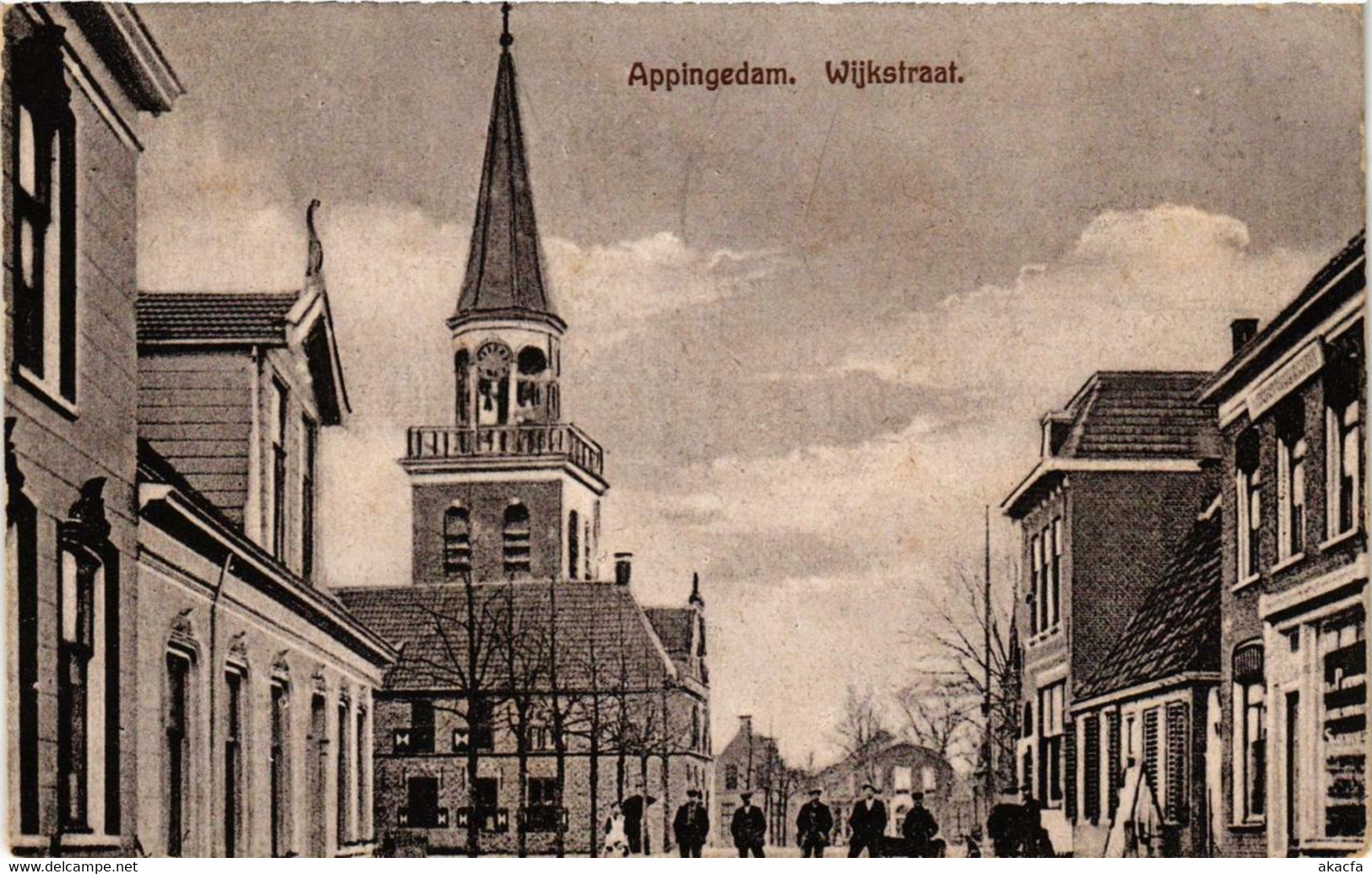 CPA AK APPINGEDAM Wijkstraat NETHERLANDS (706184) - Appingedam