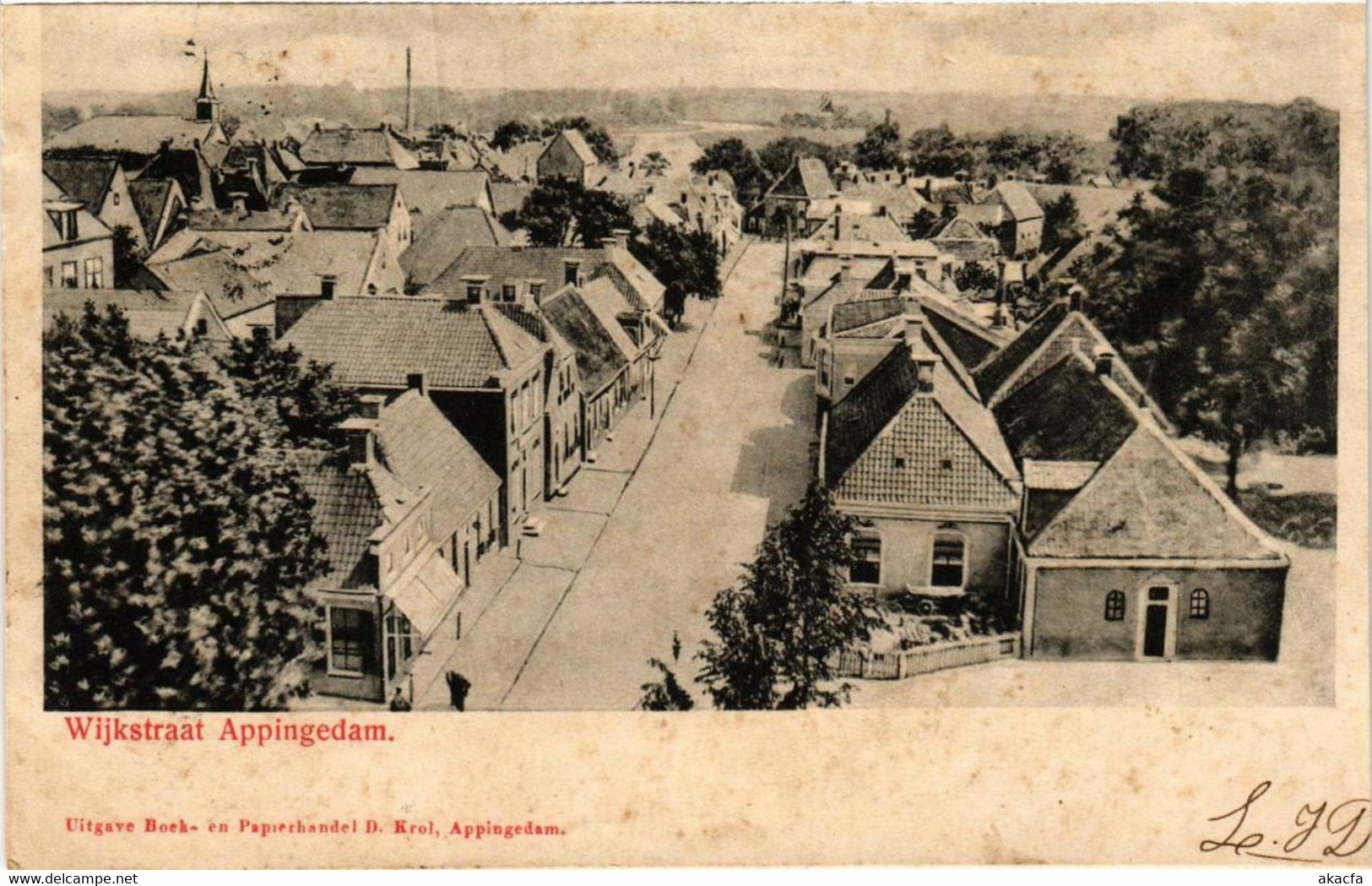 CPA AK APPINGEDAM Wijkstraat NETHERLANDS (706210) - Appingedam