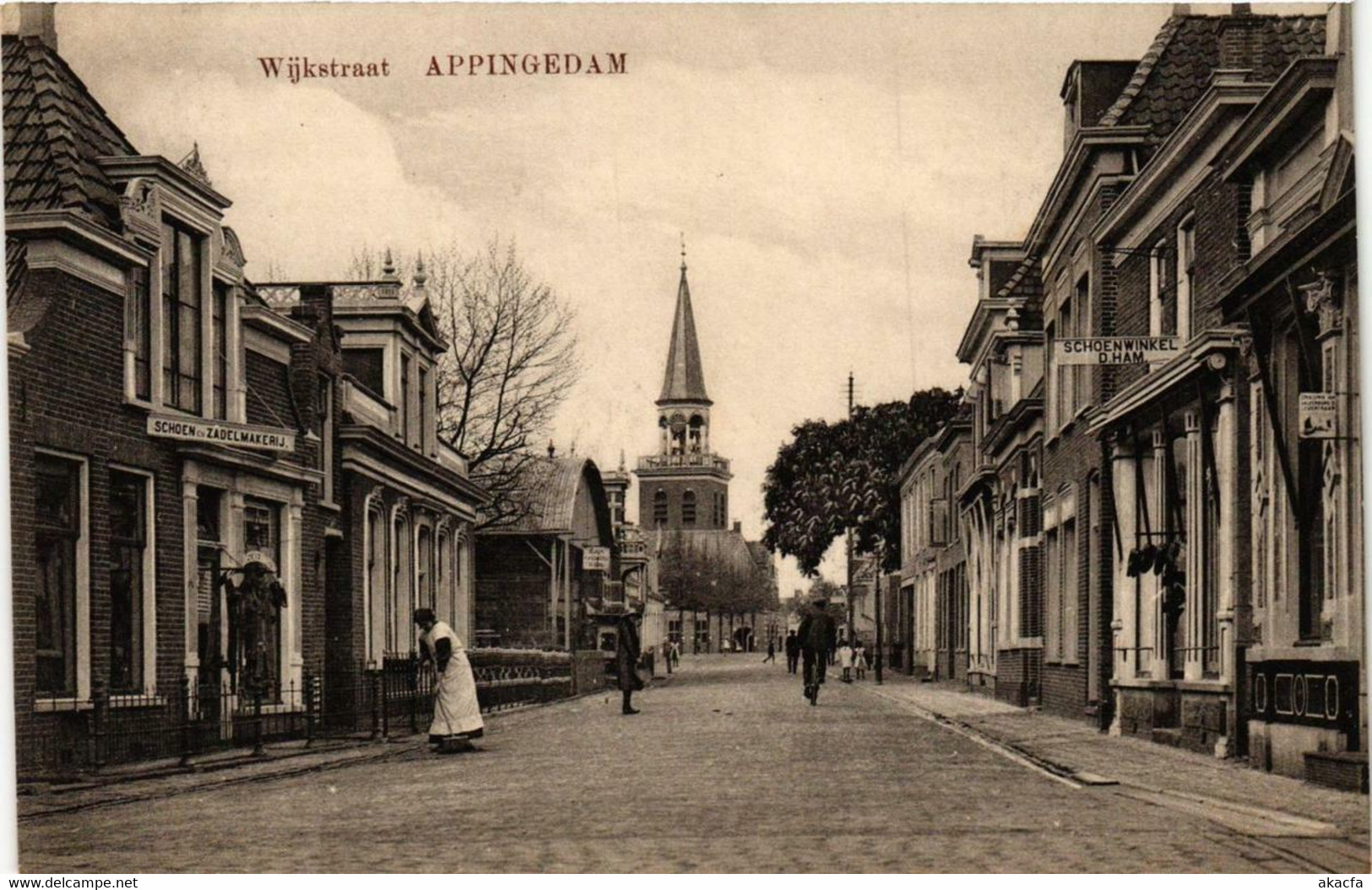 CPA AK APPINGEDAM Wijkstraat NETHERLANDS (706224) - Appingedam