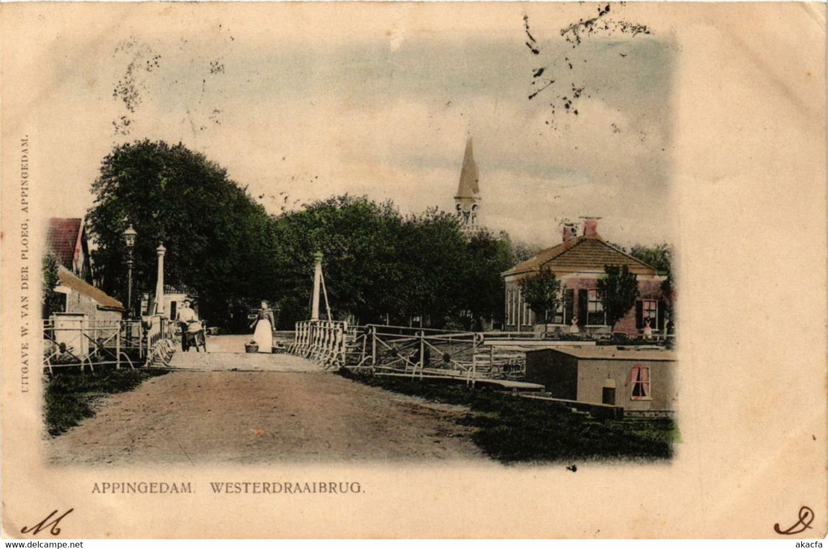 CPA AK APPINGEDAM Westerdraaibrug NETHERLANDS (706230) - Appingedam