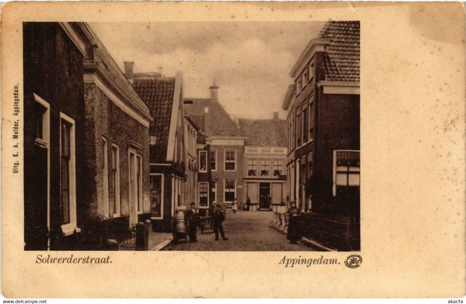 CPA AK APPINGEDAM Solwerderstraat NETHERLANDS (706265) - Appingedam