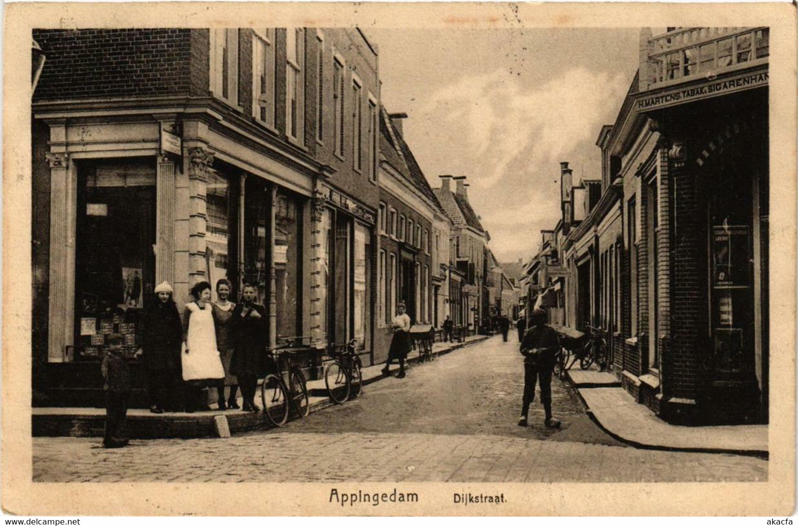 CPA AK APPINGEDAM Dijkstraat NETHERLANDS (706268) - Appingedam