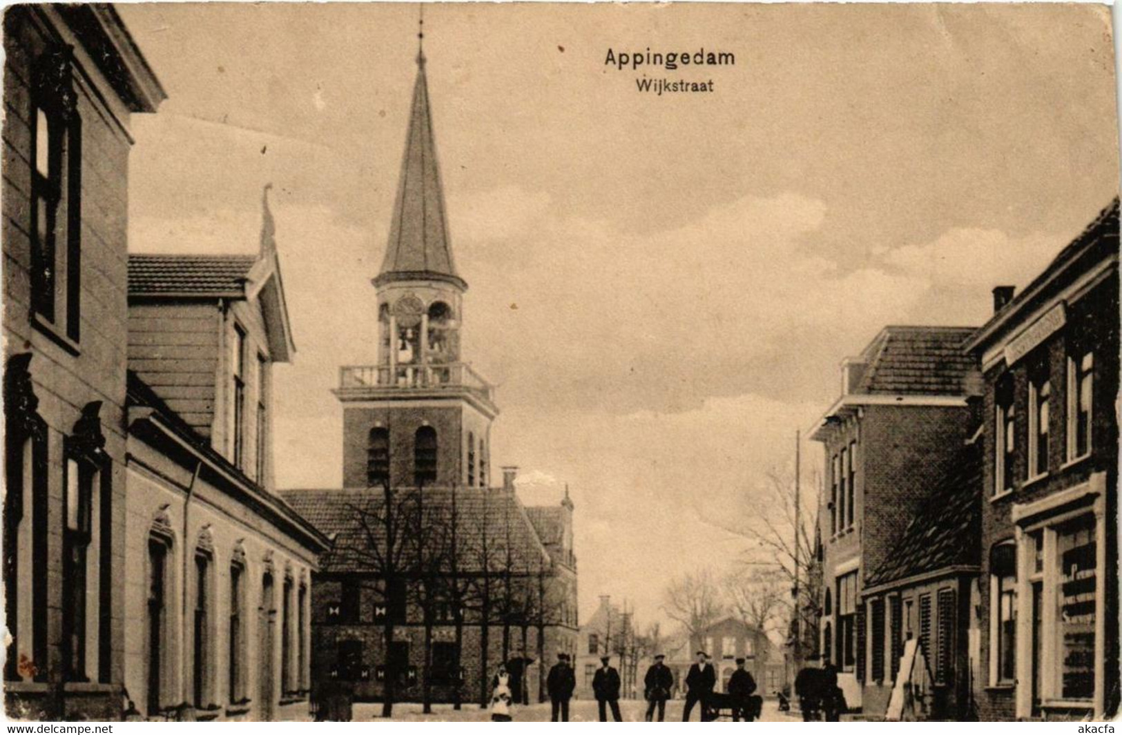 CPA AK APPINGEDAM Wijkstraat NETHERLANDS (706287) - Appingedam