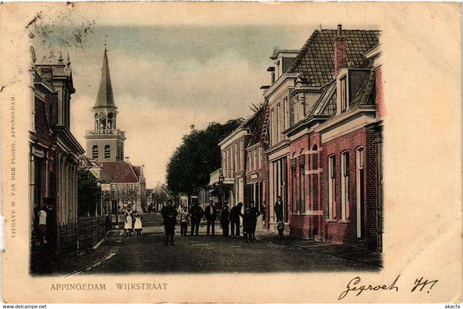 CPA AK APPINGEDAM Wijkstraat NETHERLANDS (706290) - Appingedam