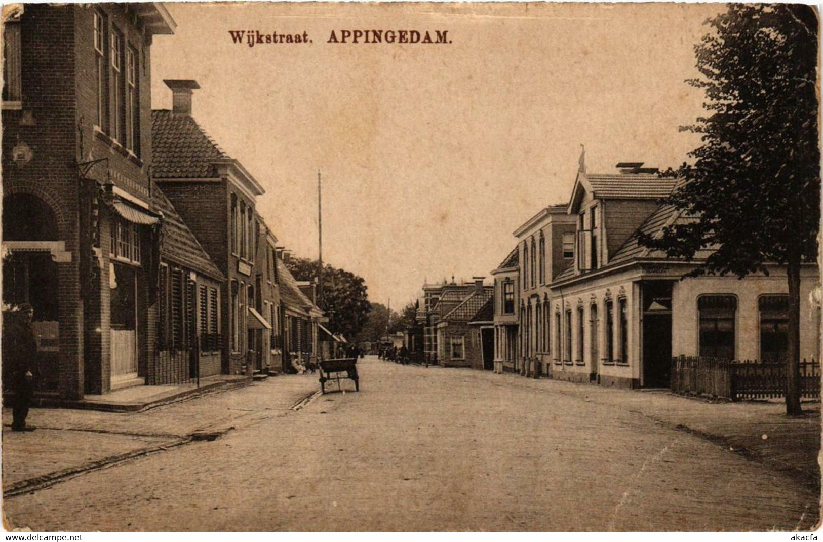 CPA AK APPINGEDAM Wijkstraat NETHERLANDS (706297) - Appingedam