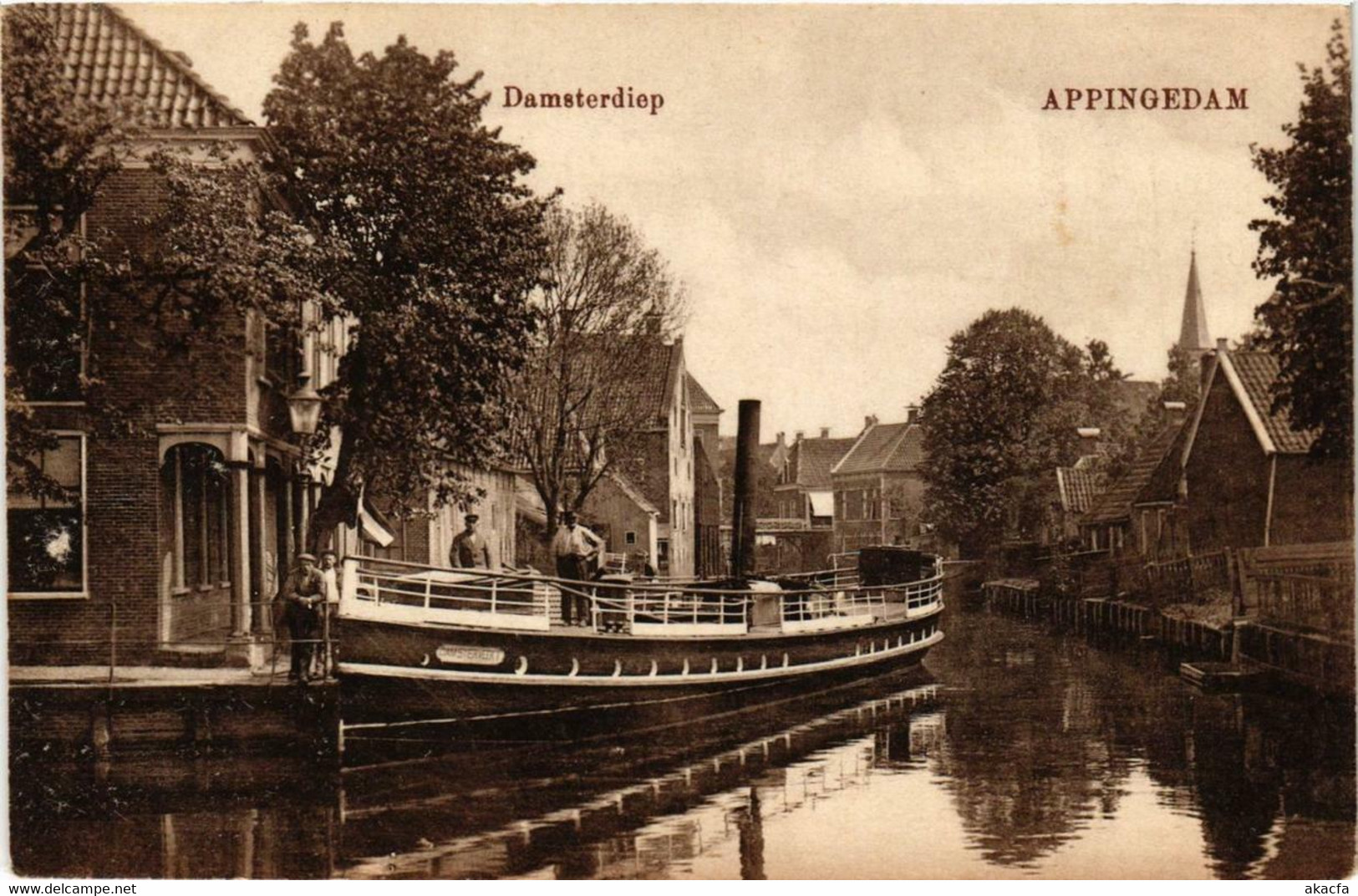 CPA AK APPINGEDAM Damsterdiep NETHERLANDS (706304) - Appingedam