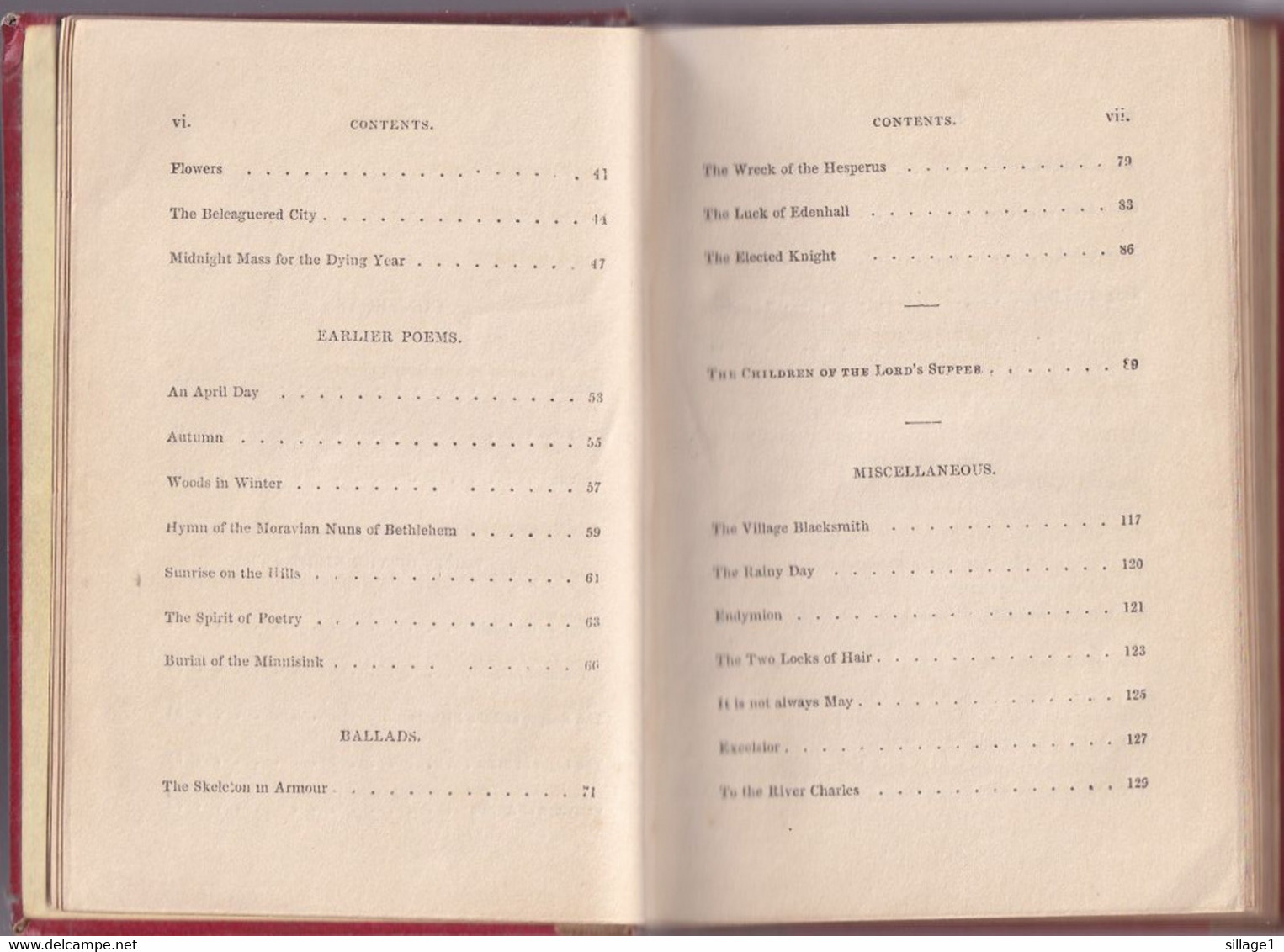 Voices Of The Night By H. W. Longfellow - London 1844 - Une Gravure Couleur De  Perroquets - Poésie