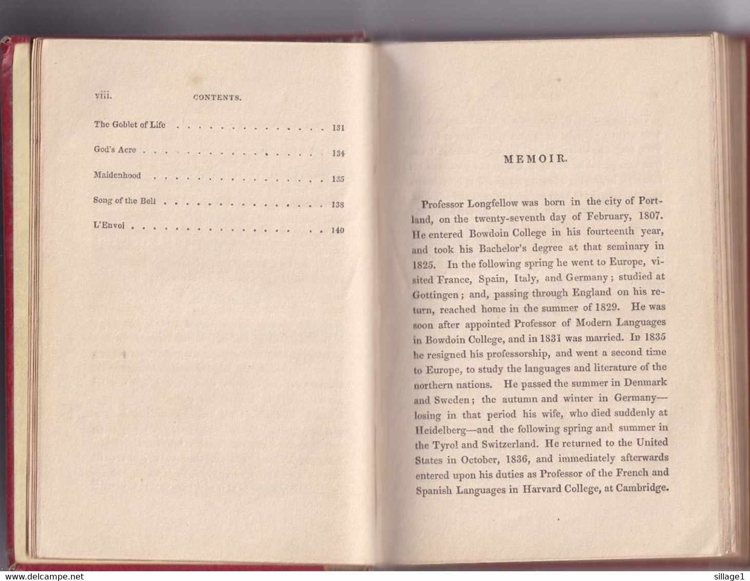 Voices Of The Night By H. W. Longfellow - London 1844 - Une Gravure Couleur De  Perroquets - Lyrik/Theater