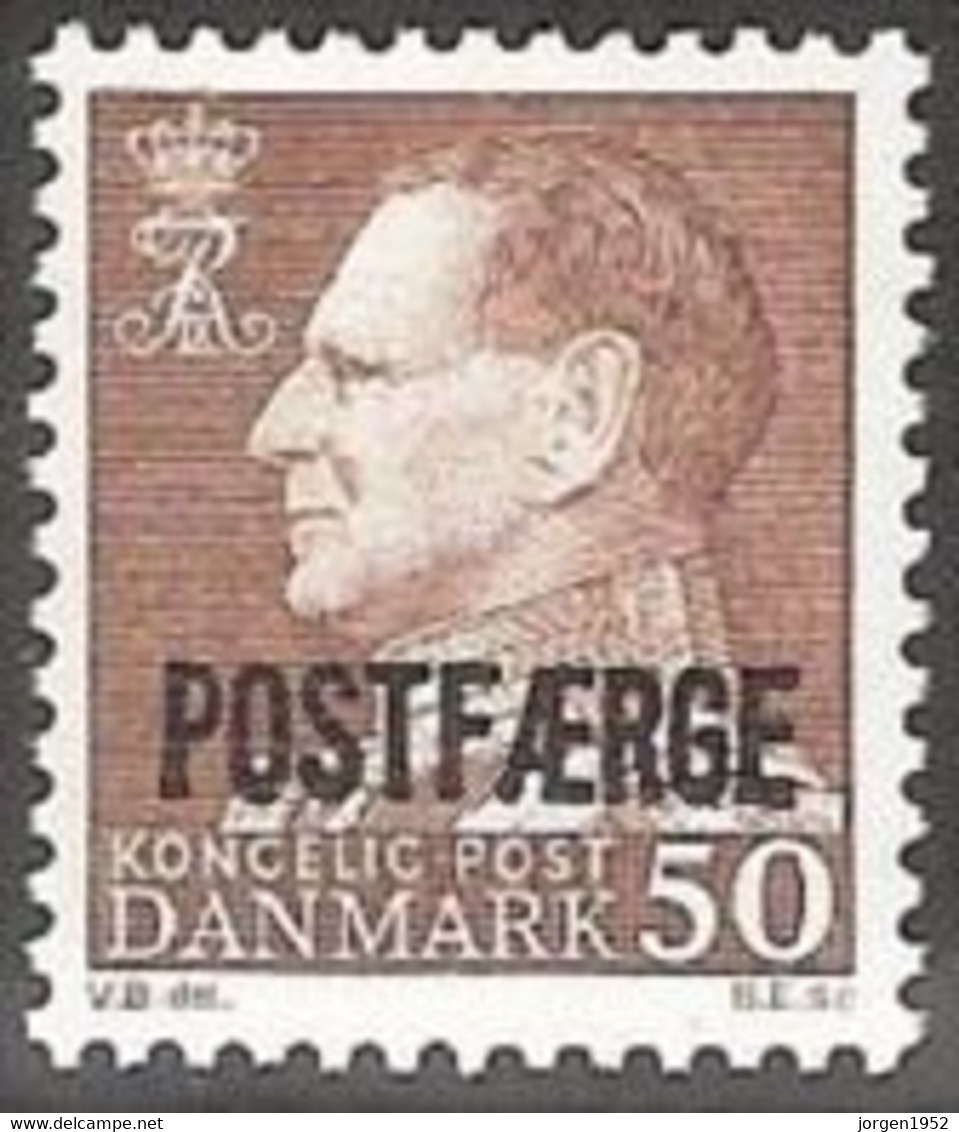 DENMARK  #50 ØRE ** POSTFÆRGE, STAMPS FROM YEAR 1974 - Revenue Stamps