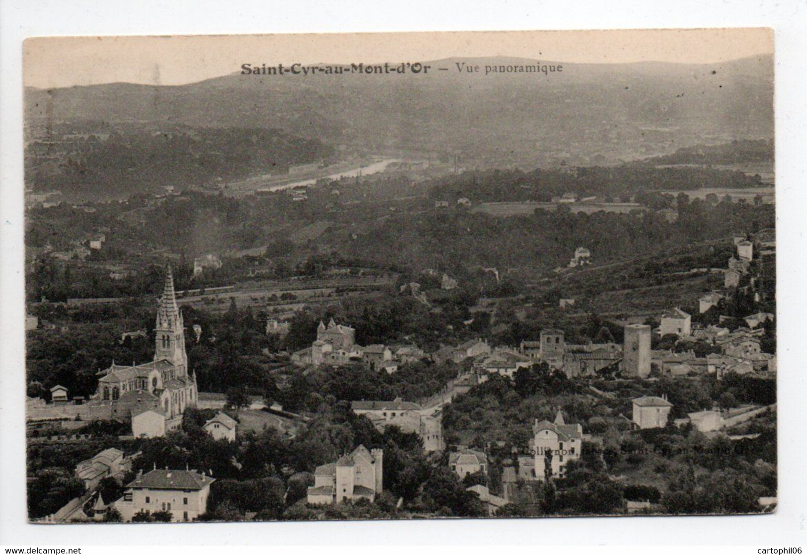 - CPA SAINT-CYR-AU-MONT-D'OR (69) - Vue Panoramique 1909 - - Autres & Non Classés