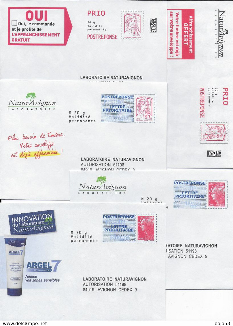 LABORATOIRE NATURAVIGNON -   Lot De 5 Enveloppes Différentes - PAP:  Varia (1995-...)