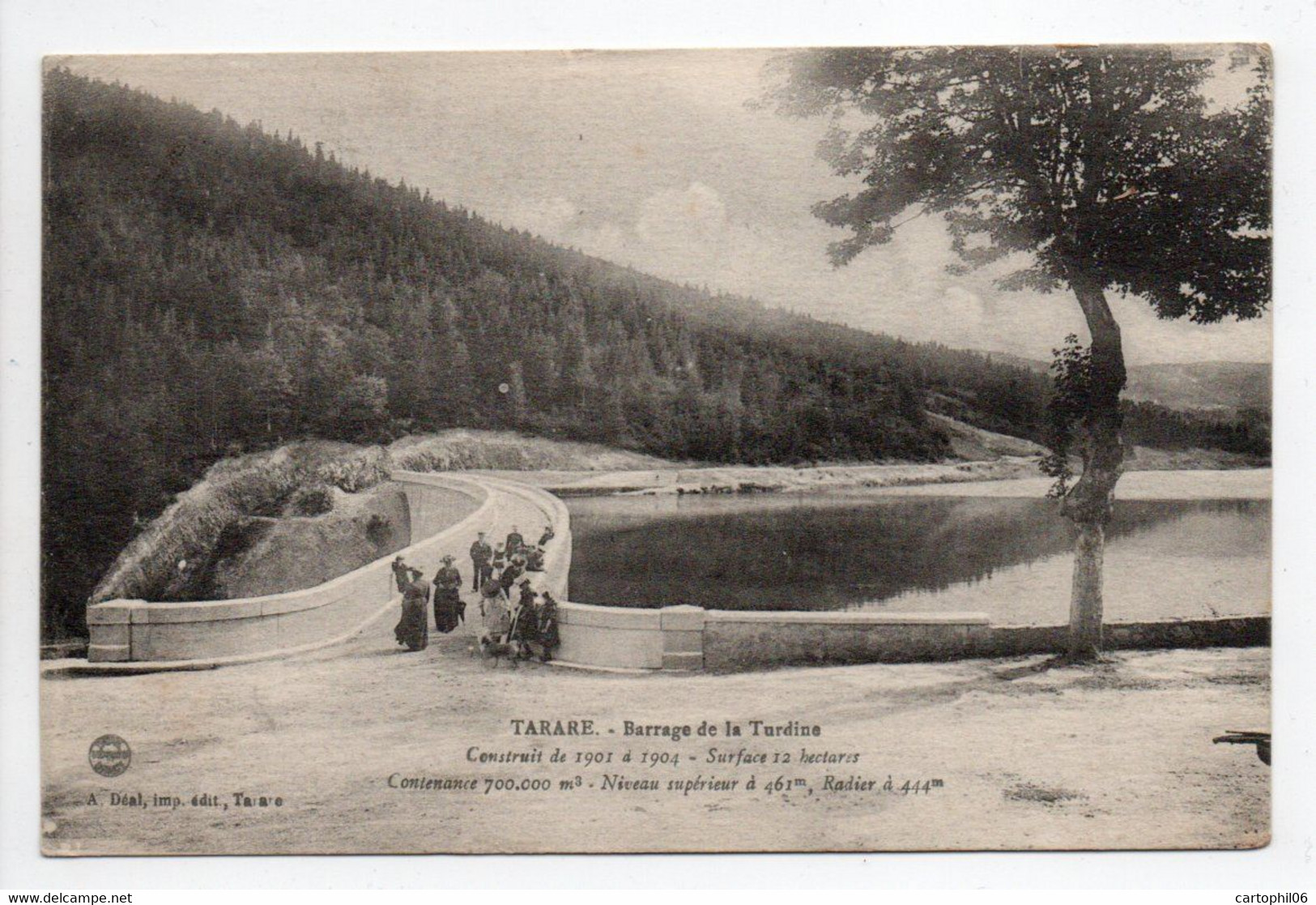 - CPA TARARE (69) - Barrage De La Turdine 1918 - Edition Déal - - Tarare