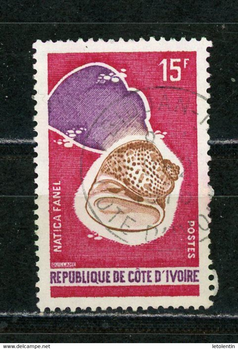 COTE D'IVOIRE : COQUILLAGE -  N° Yvert 337 Obli. - Ivory Coast (1960-...)