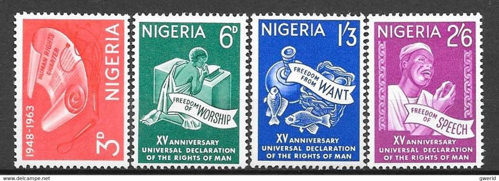 Nigeria N° 149/52 Yvert NEUF * - Nigeria (1961-...)