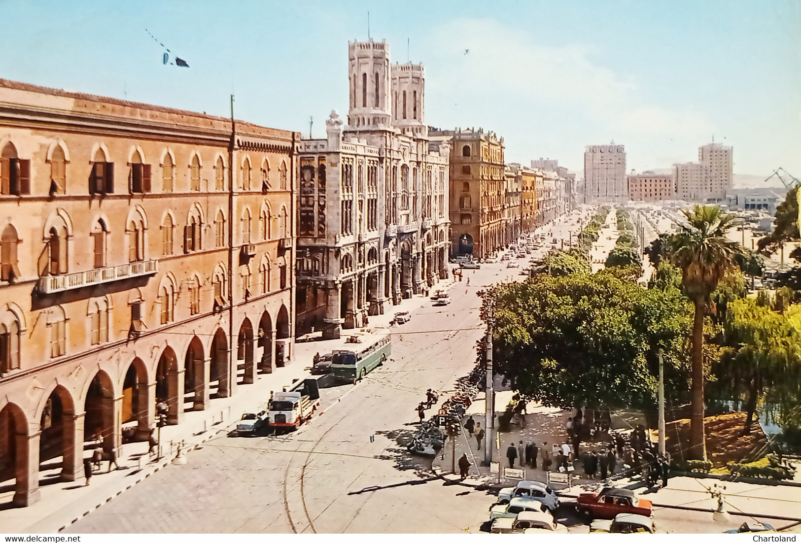 Cartolina - Cagliari - Via Roma - 1964 - Cagliari