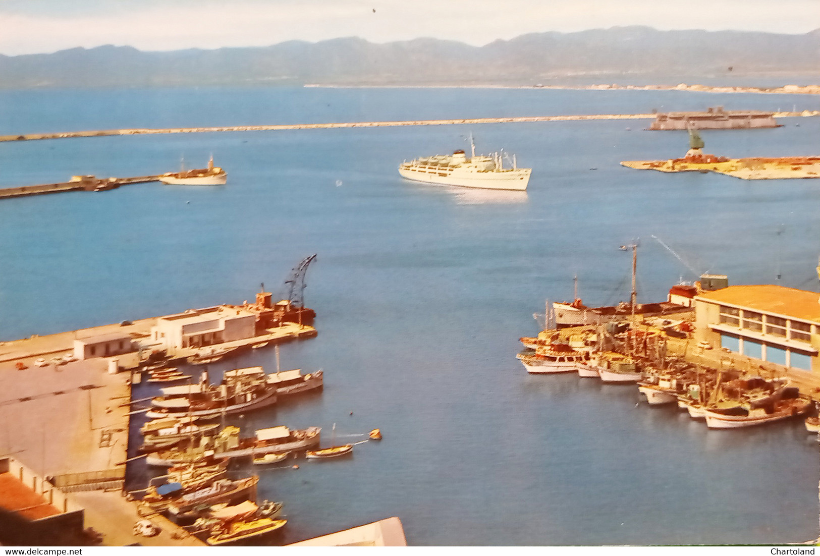 Cartolina - Cagliari - Il Porto - 1966 - Cagliari