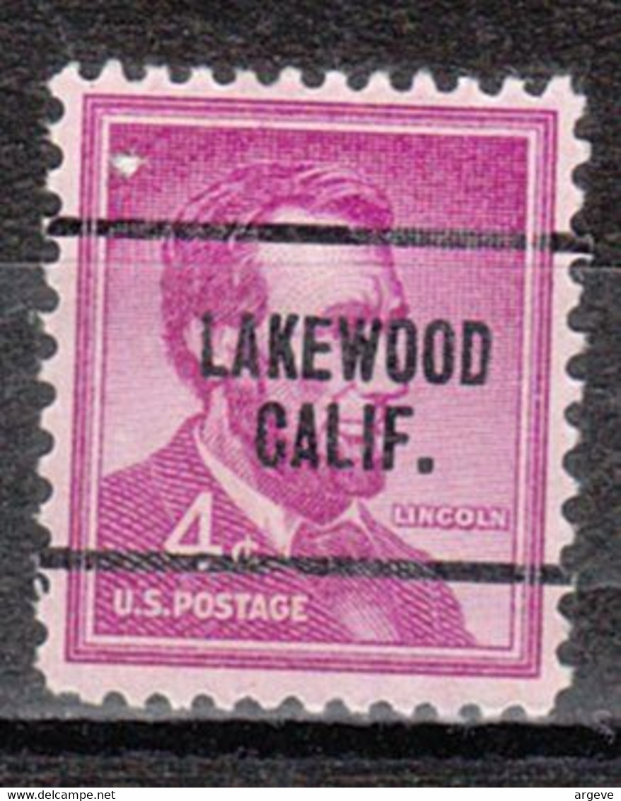 Locals USA Precancel Vorausentwertung Preo, Locals California, Lakewood 259 - Precancels