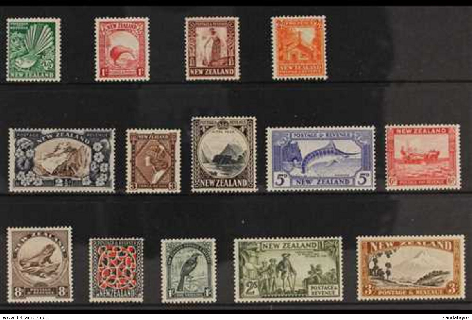 1935-36 KGV Pictorial Definitive Set, SG 556/569, Very Fine Mint (14 Stamps) For More Images, Please Visit Http://www.sa - Sonstige & Ohne Zuordnung