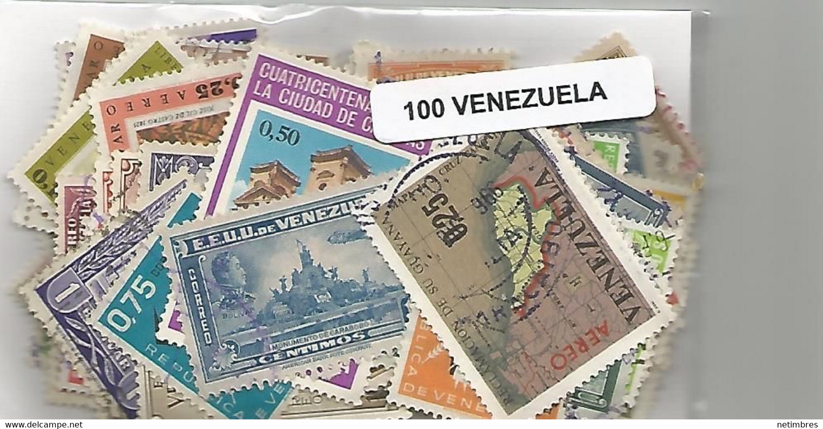 Lot 100 Timbres Du Venezuela - Venezuela