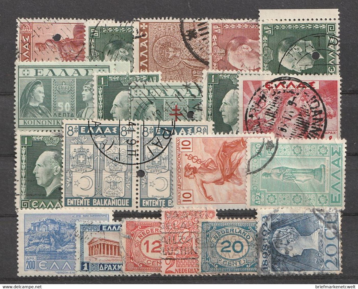 Europa - Posten Mit Werten Diverser Laender (2163-20) - Lots & Kiloware (mixtures) - Max. 999 Stamps