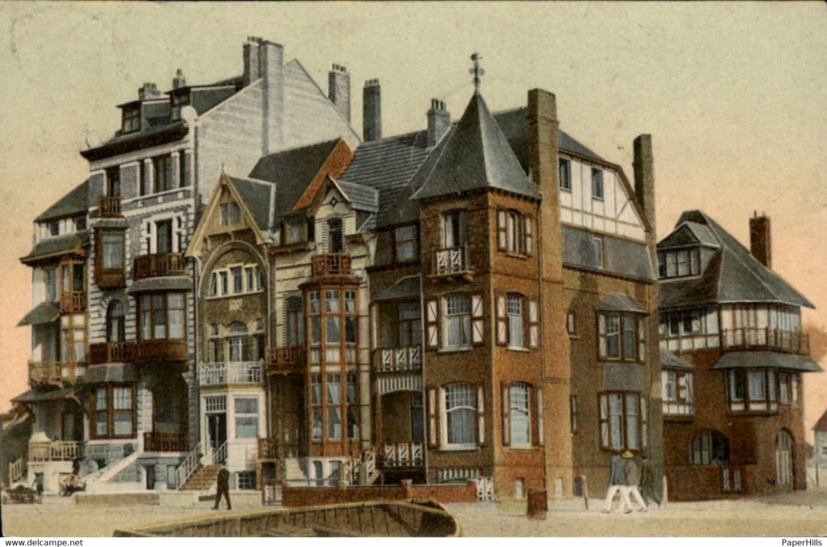 België - La Panne - Villas Sur La Digue - 1907 - Autres & Non Classés