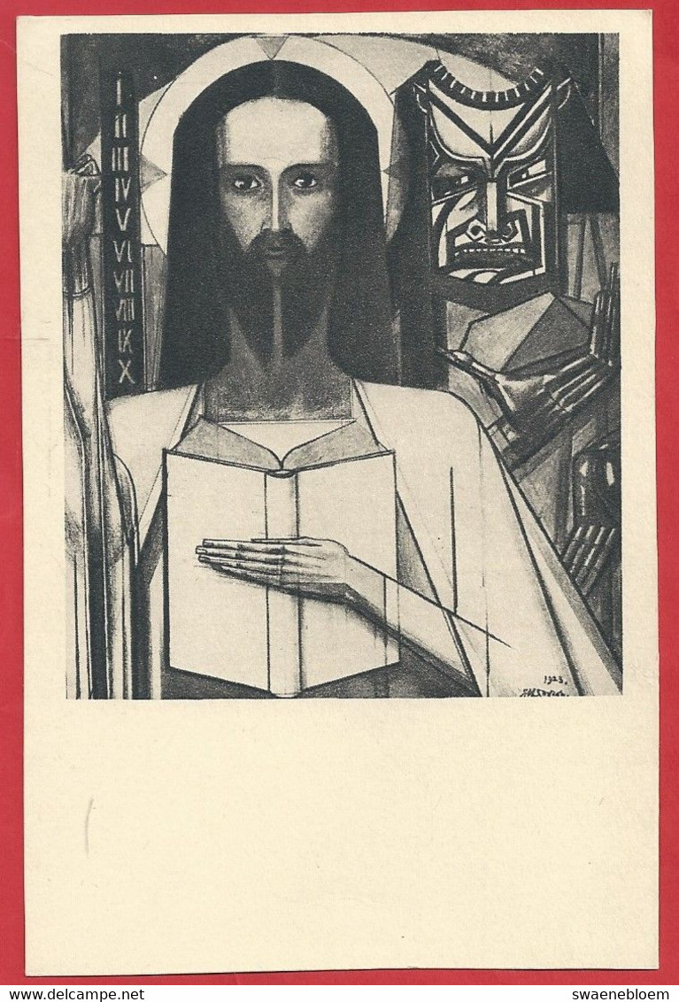 NL.- JAN TOOROP. CHRISTUS IN DE WOESTIJN. Het Hollandsche Uitgevershuis Amsterdam - P 57 - Toorop, Jan