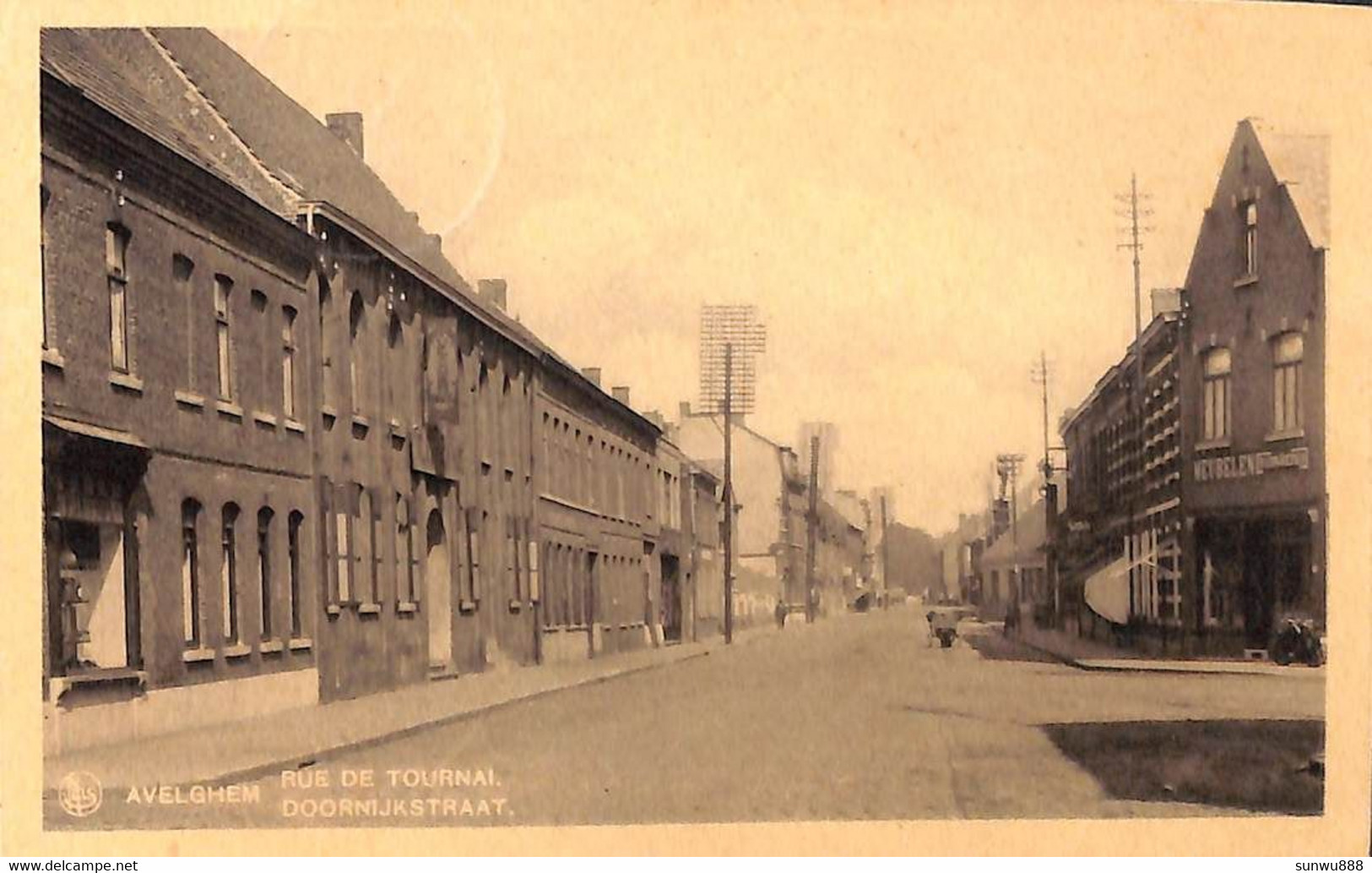 Avelgem Avelghem - Doornijkstraat Rue De Tournai (Meubelen, Uit. L. Vergracht Et Fils ) - Avelgem