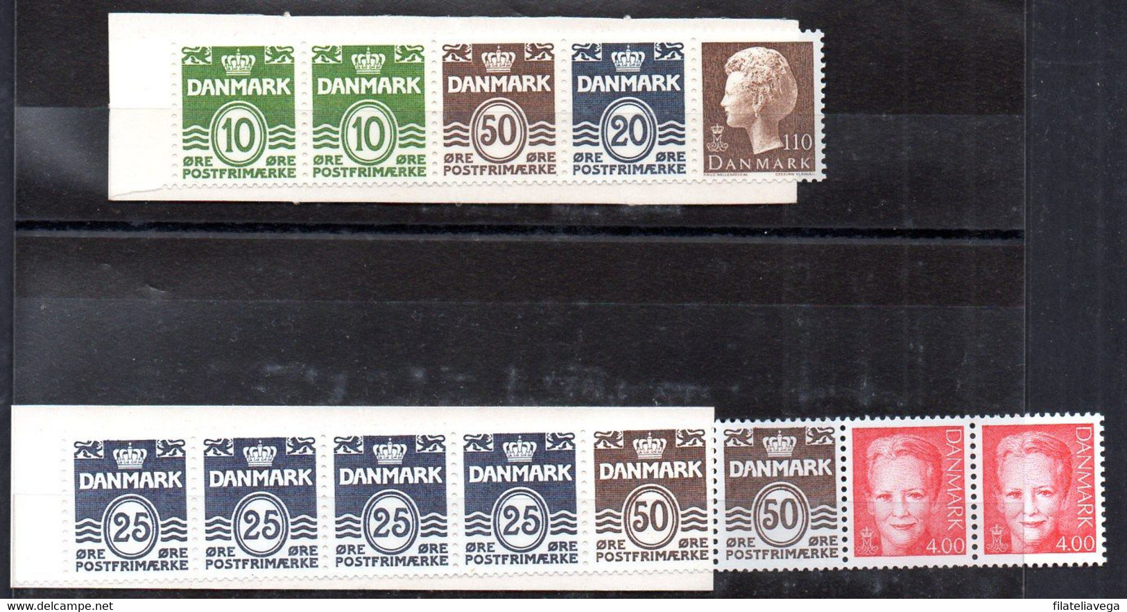 Dinamarca Carné Nº Yvert 683+1243 ** - Booklets