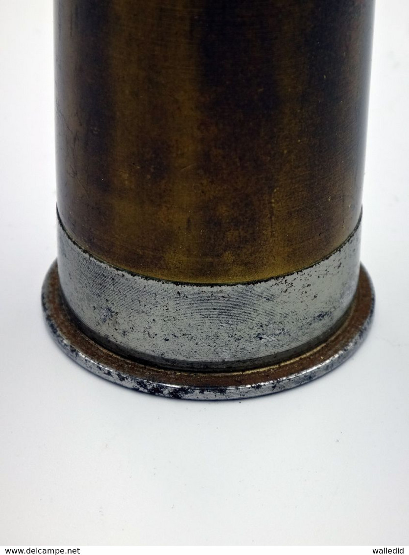 Douille D'obus De 37mm Antichar Allemand Pak 36 - Douille Bi-métal  - WW2  - INERTE - 1939-45