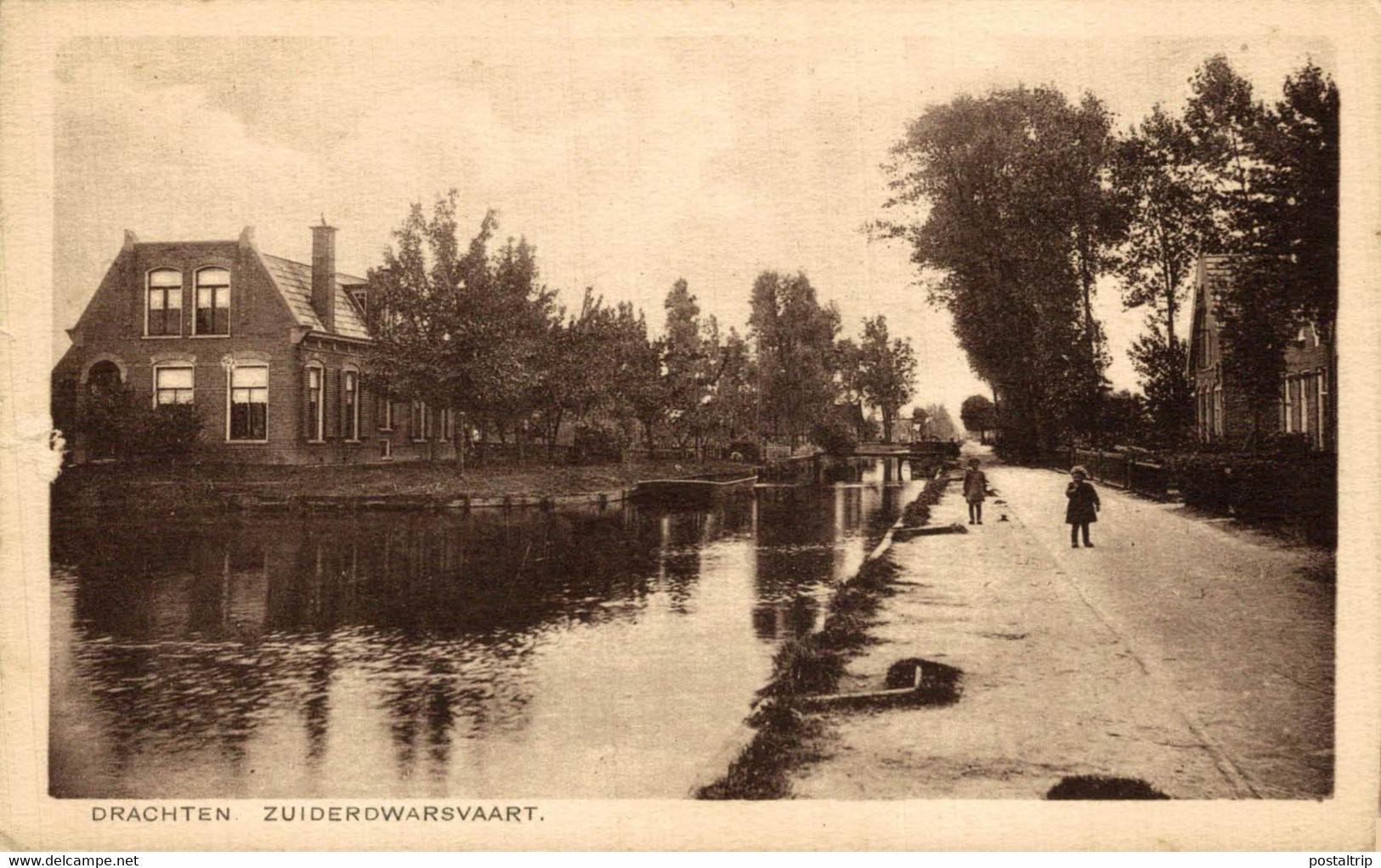 DRACHTEN  Zuiderdwarsvaart  Friesland  HOLLAND HOLANDA NETHERLANDS - Drachten