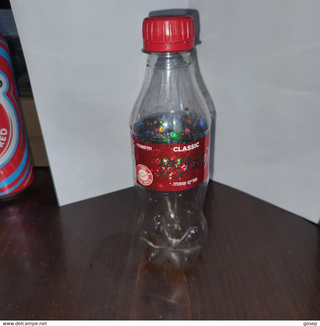 Israel-Cola Cola-special-came Out In Honor, Happy Purim-CLASSIC(250ml)-used Bottle Plastic+cap - Autres & Non Classés