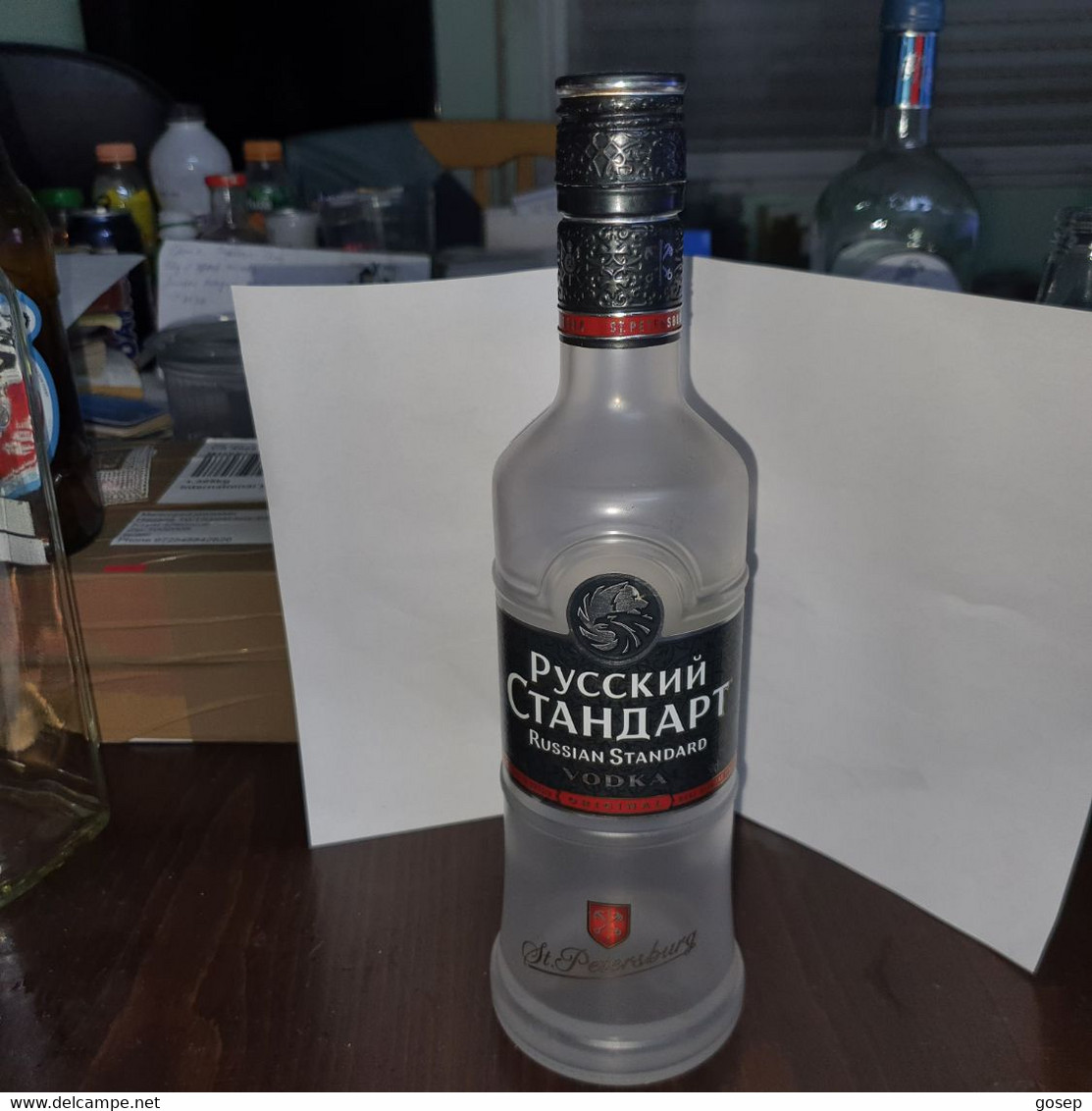 RuSSIA-VODKA-russian Standard-(500 Ml)-(40%)-used Bottle Glasse - Otros & Sin Clasificación