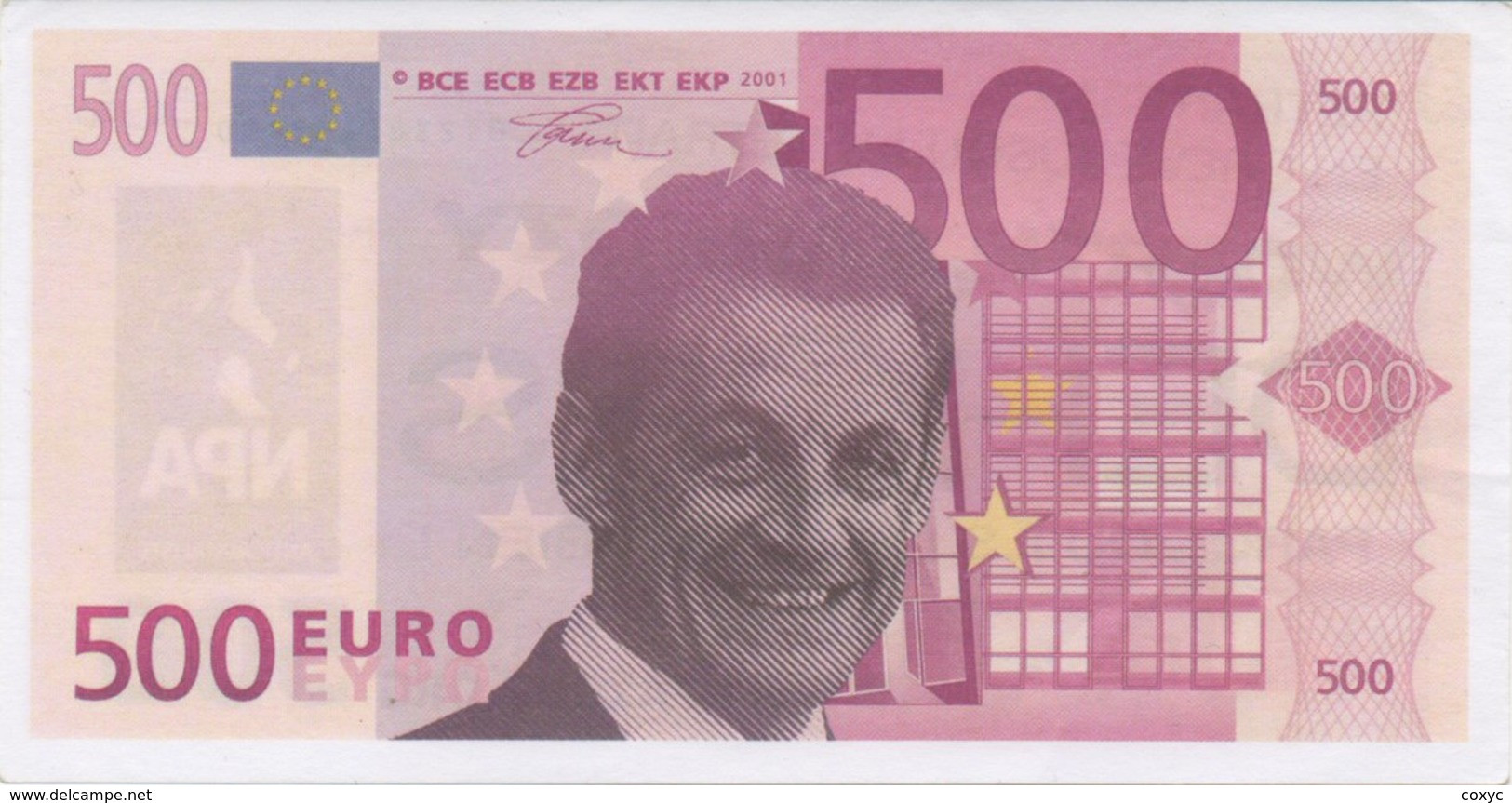 500 Euros - NPA 2009 - N. Sarkozy - Specimen