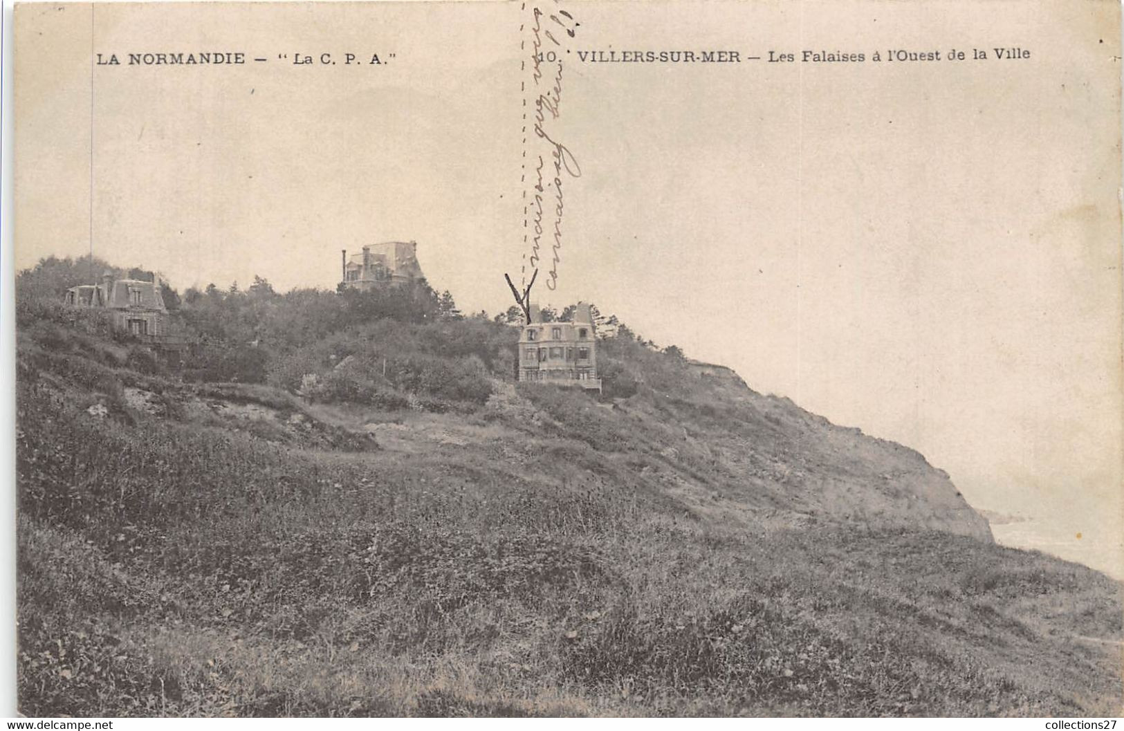 14-VILLERS-SUR-MER- LES FALAISE A L'OUEST DE LA VILLE - Villers Sur Mer