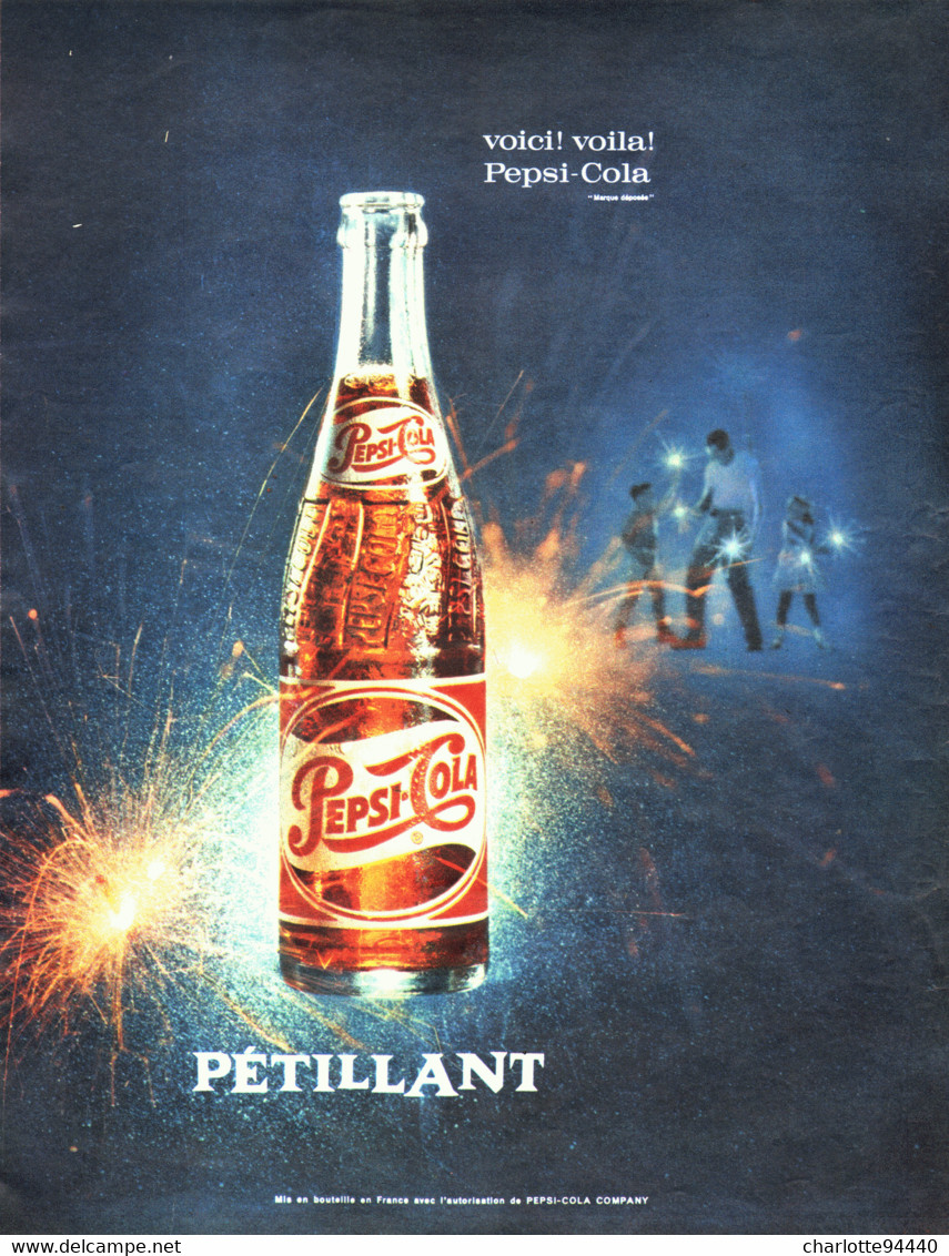 PUB   " PEPSI-COLA   "  1961 ( 7 ) - Reclame-affiches