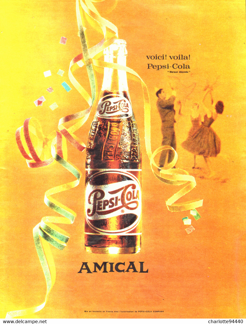 PUB   " PEPSI-COLA   "  1961 ( 9 ) - Advertising Posters