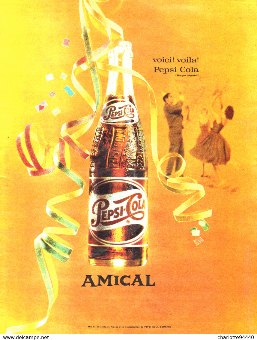 PUB   " PEPSI-COLA   "  1961 ( 9 ) - Afiches Publicitarios