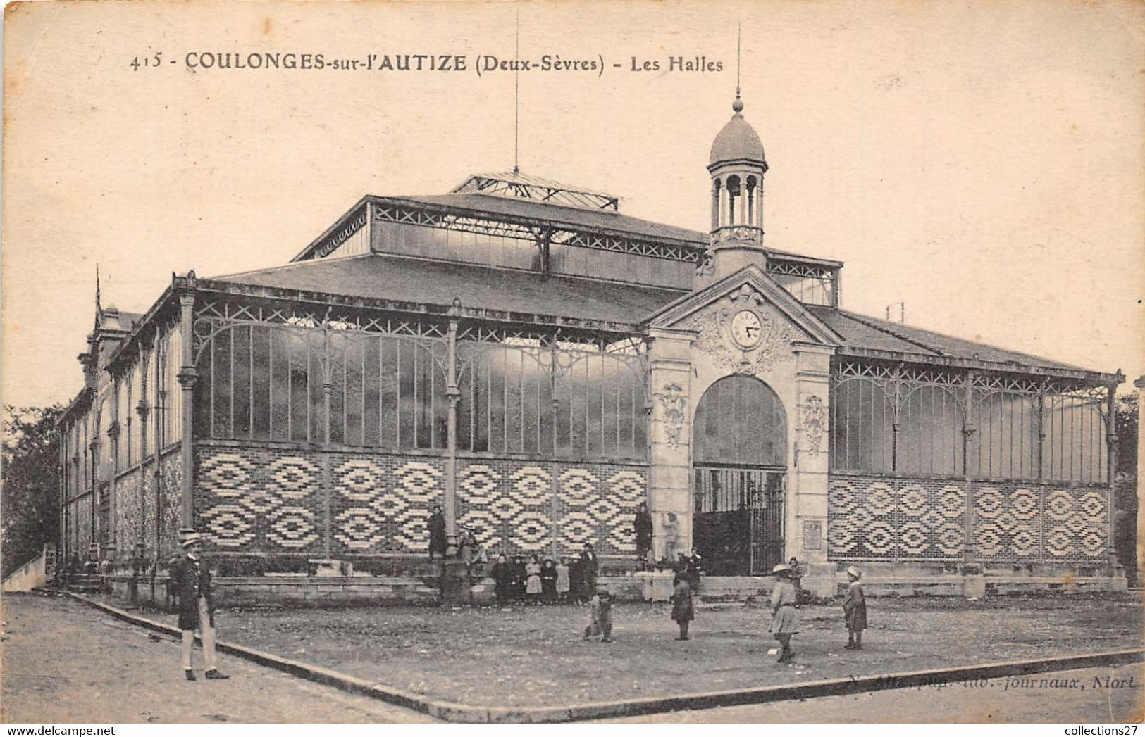 79-COULONGES-SUR-L'AUTIZE- LES HALLES - Coulonges-sur-l'Autize