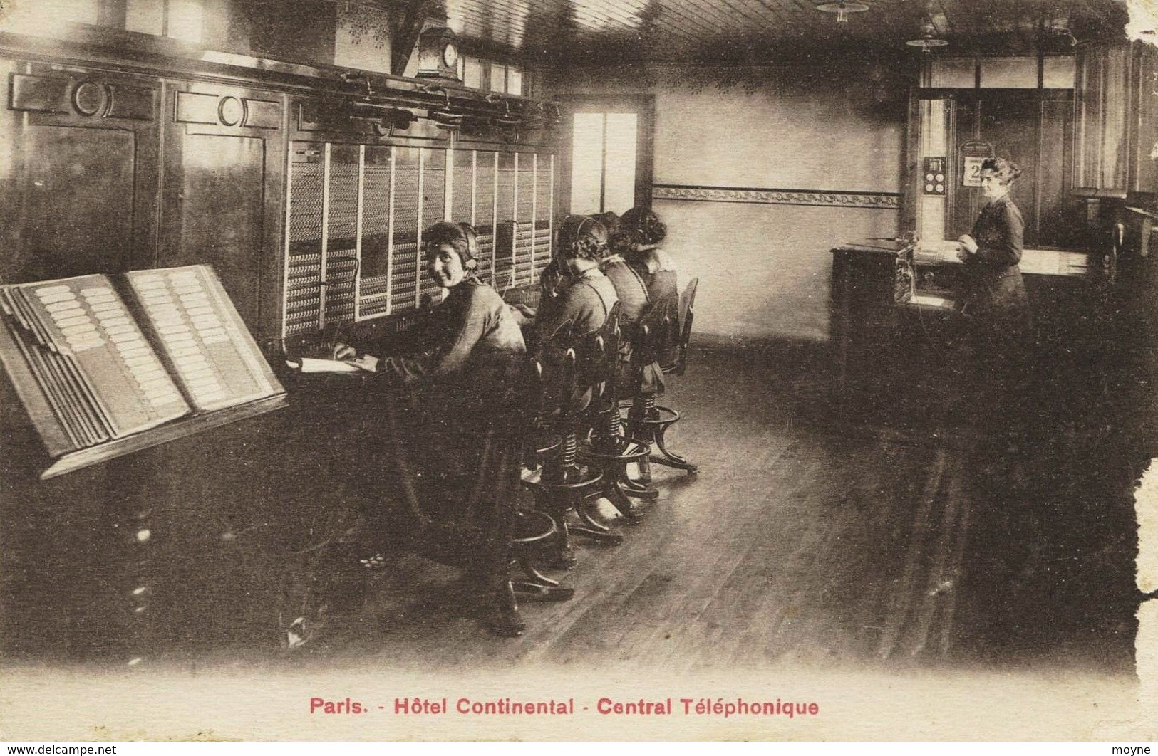 6866 -  Paris -  Hotel Continental :  Central Téléphonique - Ambachten In Parijs