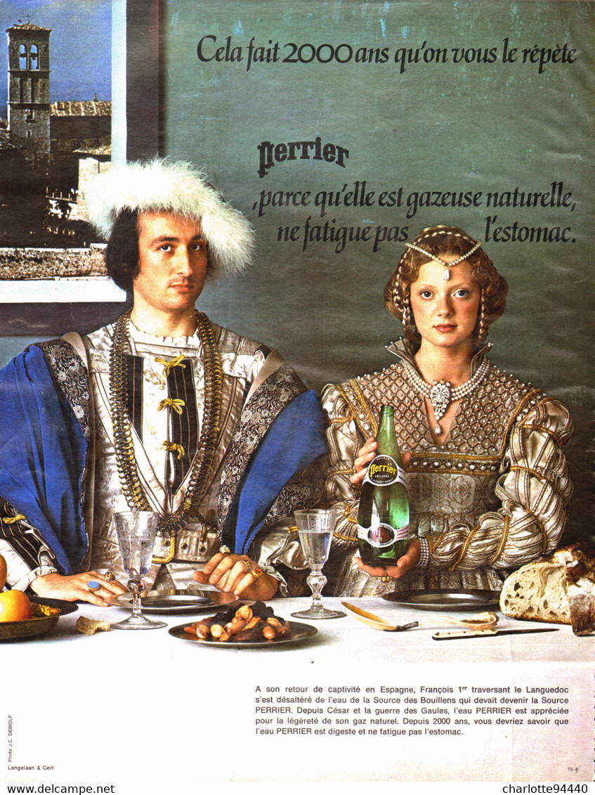 PUB  " PERRIER  "    1973  ( 29 ) - Perrier