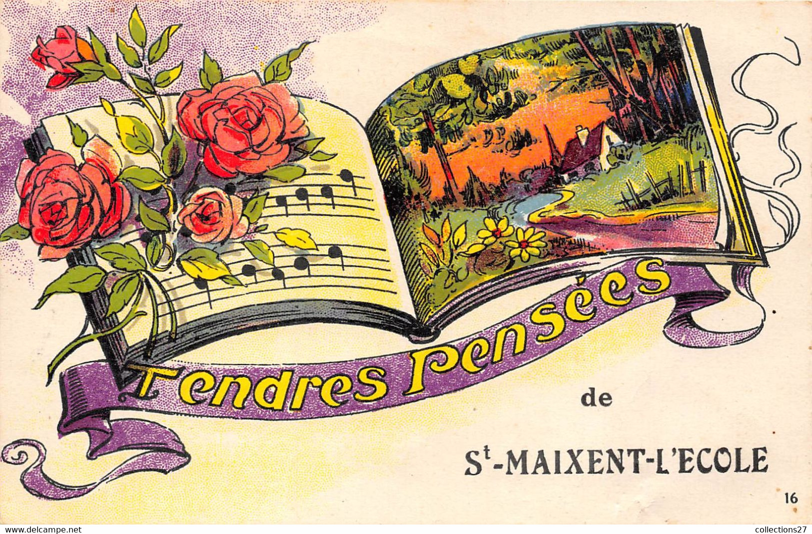 79-SAINT-MAIXENT-L'ECOLE-TENDRES PENSEES DE ST-MAIXENT-L'ECOLE - Saint Maixent L'Ecole