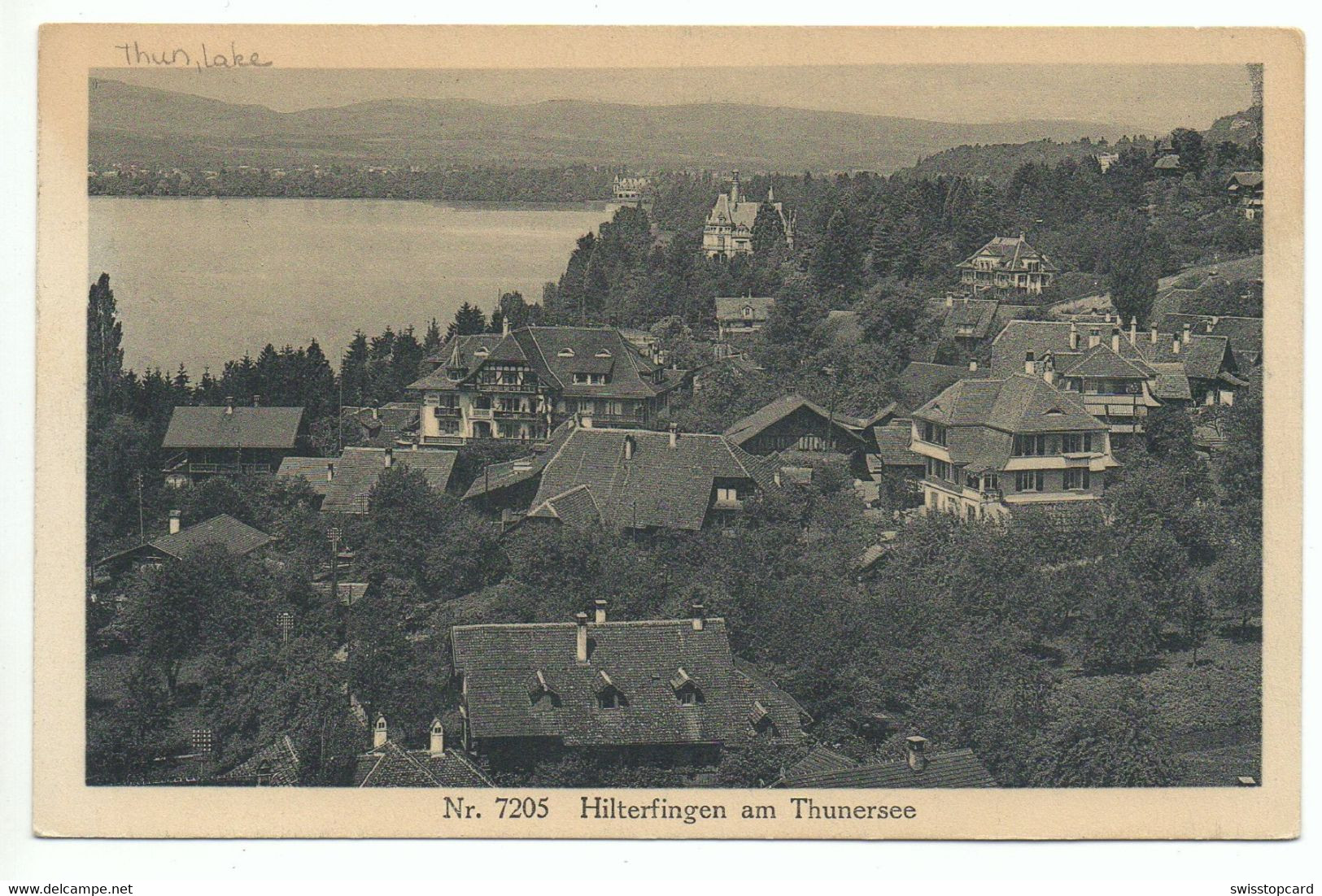 HILTERFINGEN Am Thunersee Nr. 7205 - Hilterfingen